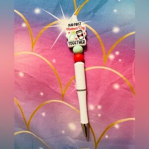 Mother's Day Beaded Pen with Charm